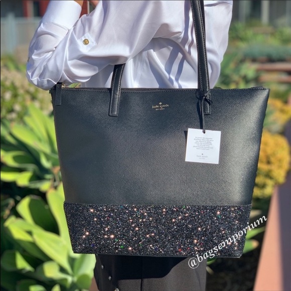 kate spade Handbags - ♠️ Kate Spade Penny Greta Large Glitter Tote ♠️